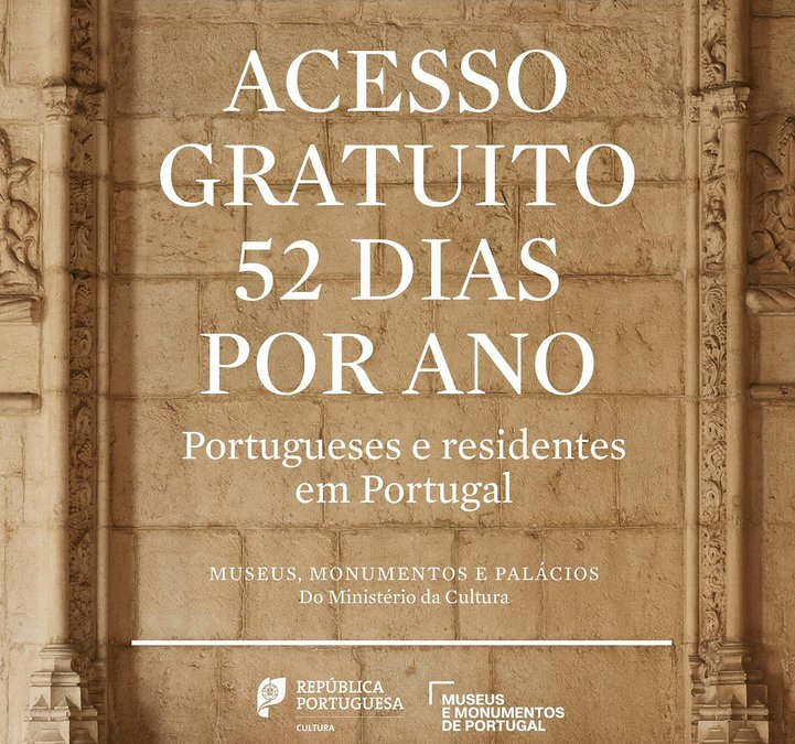 Entradas gratuitas para residentes em território nacional – novo sistema