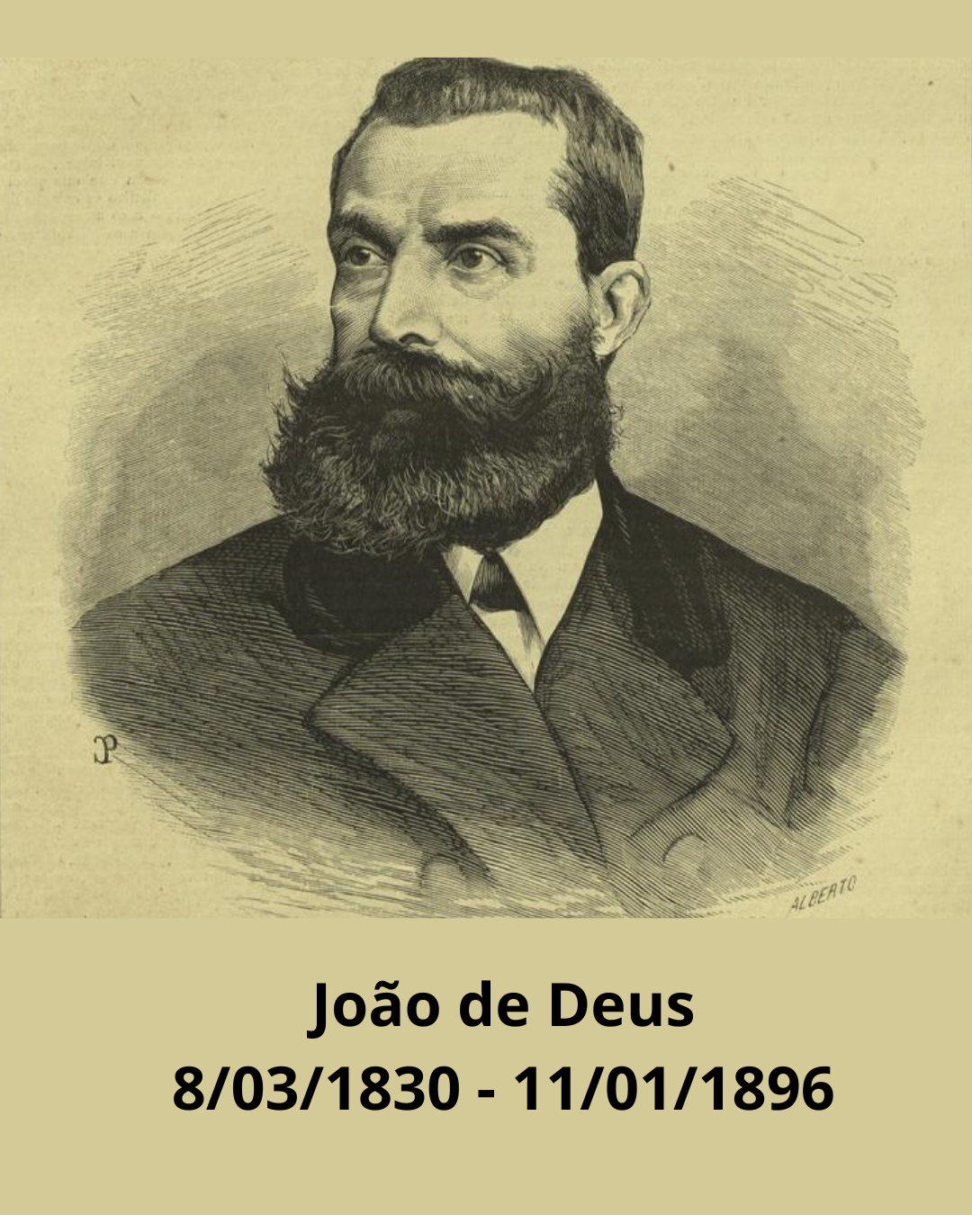 João de Deus                        (8/03/1830 – 11/01/1896)